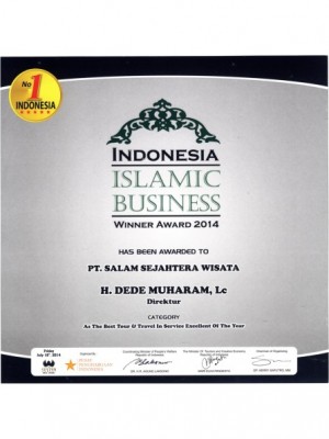 Indonesia Islamic Business Winner Award 2014 PT.Salam Sejahtera Wisata